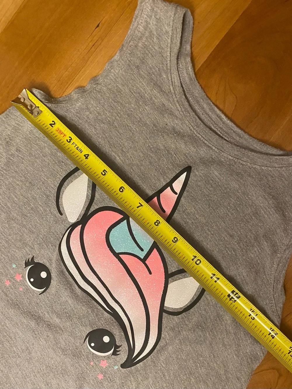 Justice Unicorn Tank Top - Girls Size 12